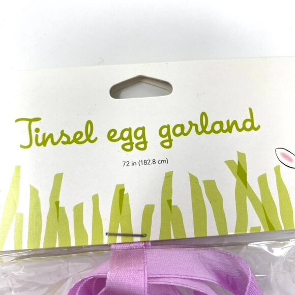 Target Colorful Tinsel Egg Garland Decor 72 in Decor Party - Picture 4 of 4